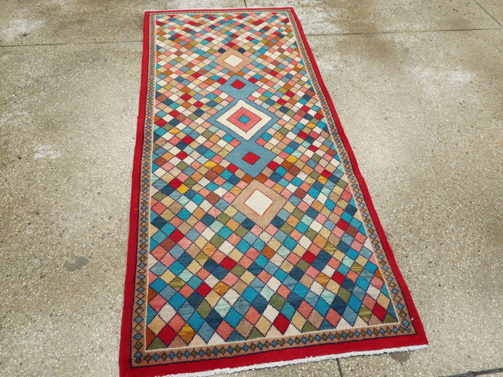 Vintage Persian Mahal Rug, No.26302 - Gss