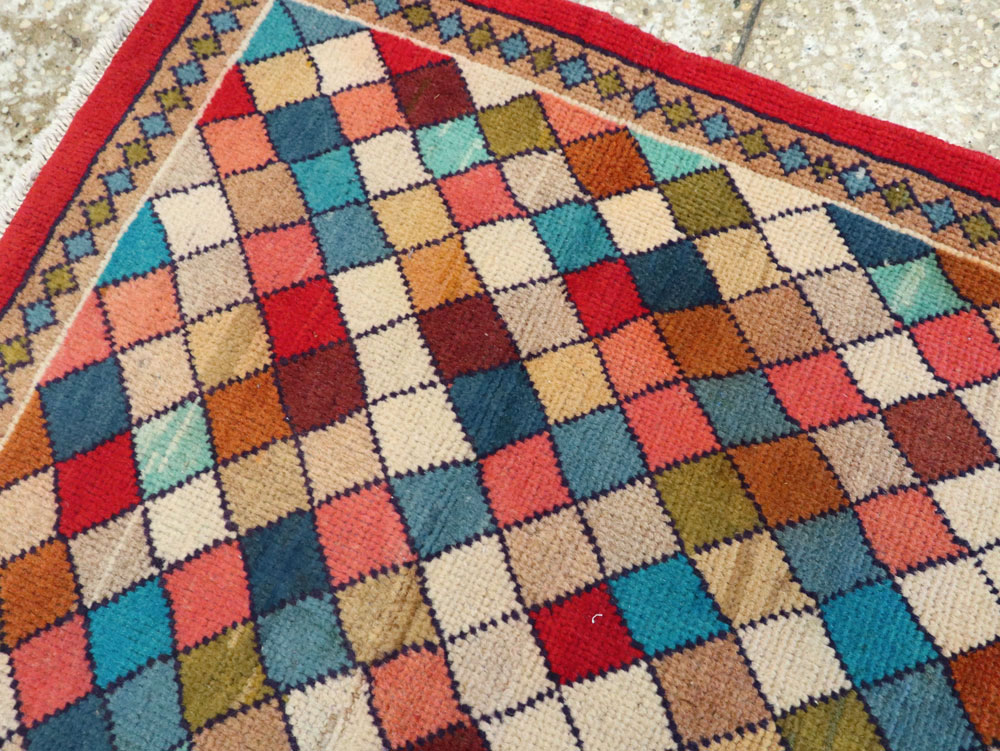 Vintage Persian Mahal Rug, No.26302 - Gss