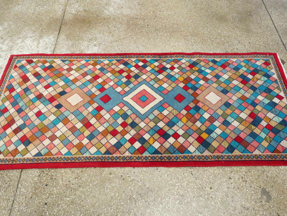 Vintage Persian Mahal Rug, No.26302 - Gss