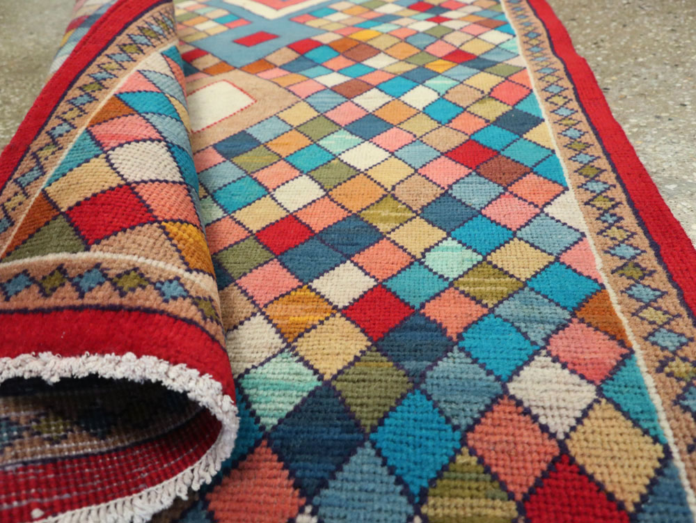 Vintage Persian Mahal Rug, No.26302 - Gss