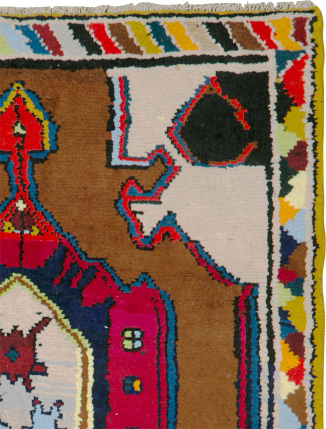 Vintage Persian Hamadan Rug, No.26304 - Gss