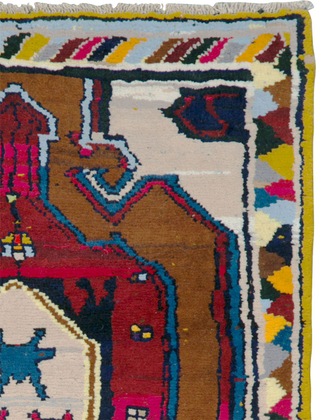 Vintage Persian Hamadan Rug, No.26304 - Gss