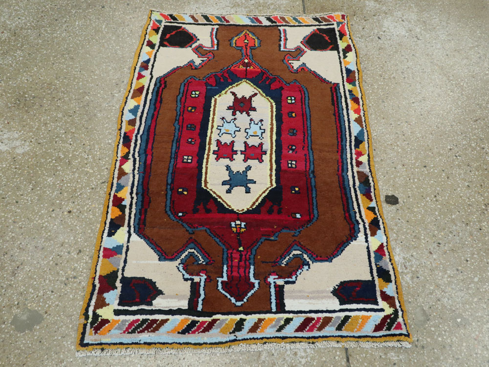 Vintage Persian Hamadan Rug, No.26304 - Gss