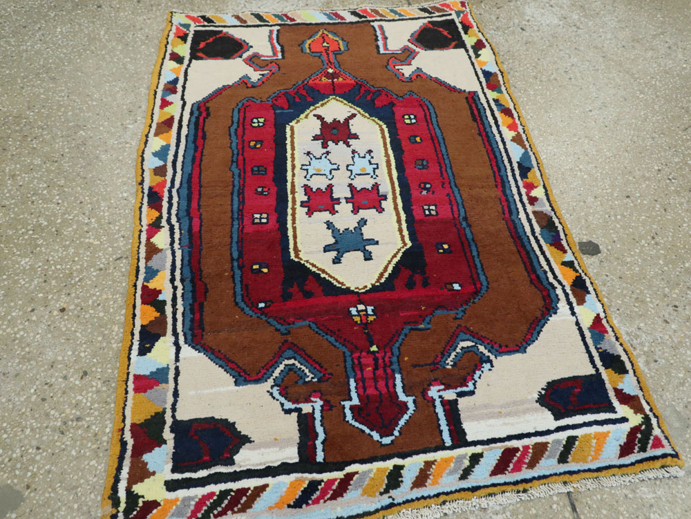 Vintage Persian Hamadan Rug, No.26304 - Gss