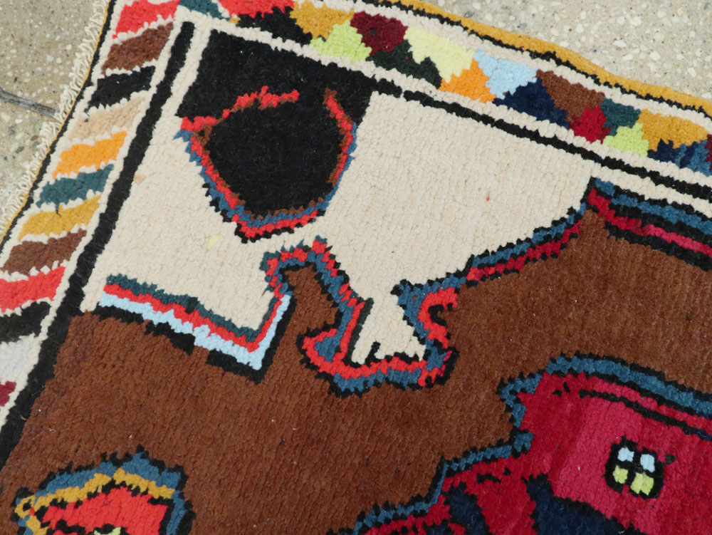 Vintage Persian Hamadan Rug, No.26304 - Gss