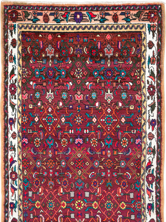 Vintage Persian Hamadan Rug, No.26306 - Gss