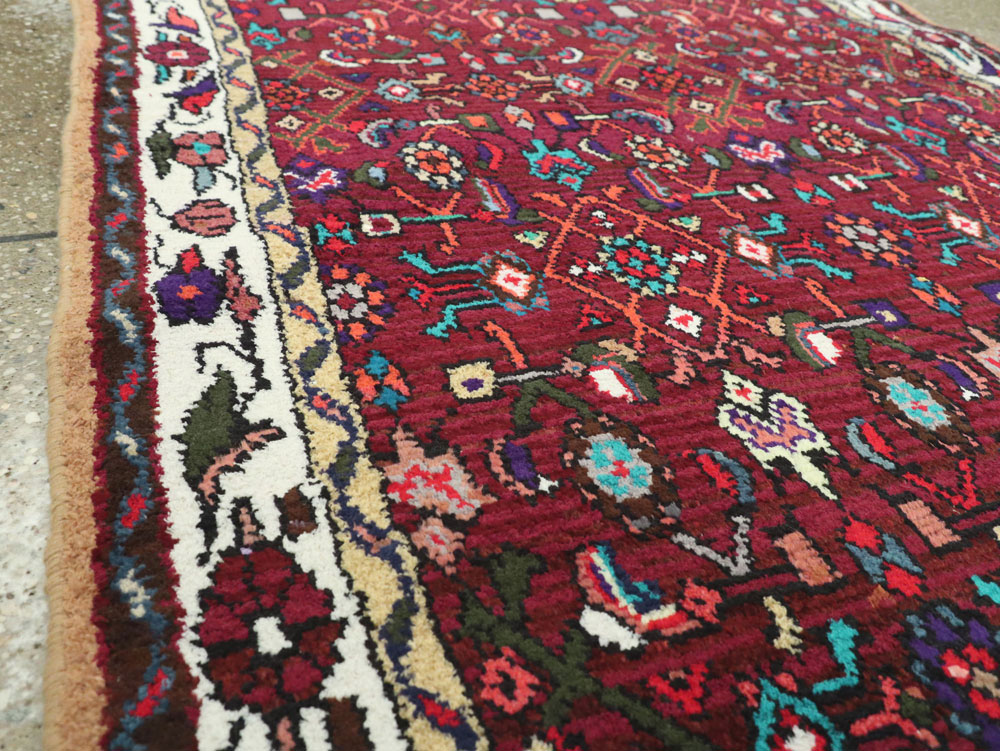 Vintage Persian Hamadan Rug, No.26306 - Gss