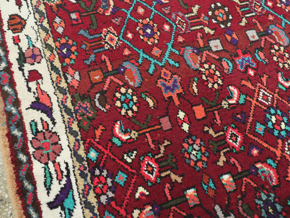 Vintage Persian Hamadan Rug, No.26306 - Gss