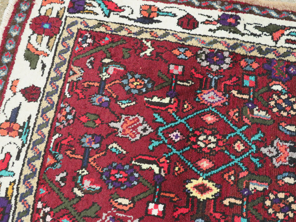 Vintage Persian Hamadan Rug, No.26306 - Gss
