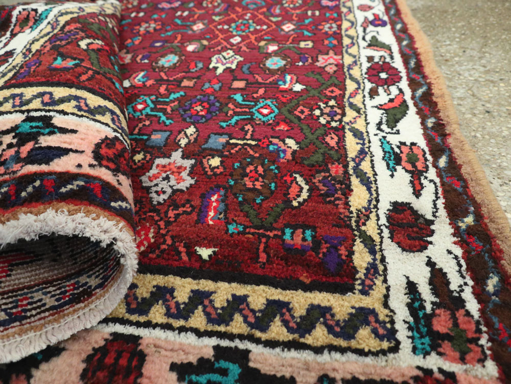 Vintage Persian Hamadan Rug, No.26306 - Gss