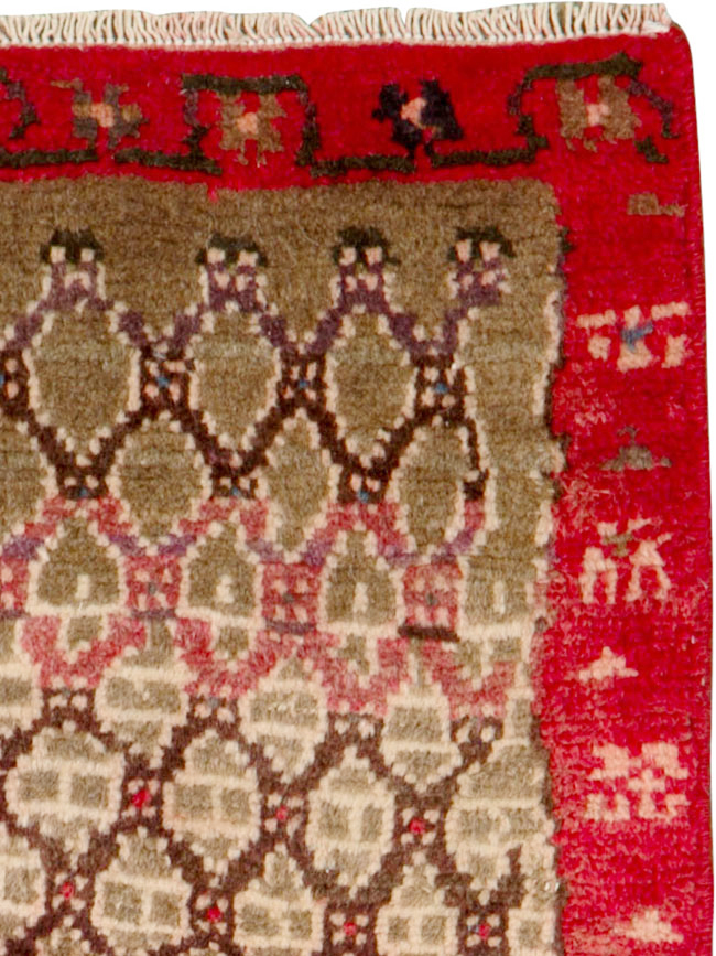 Vintage Persian Hamadan Rug, No.26308 - Gss