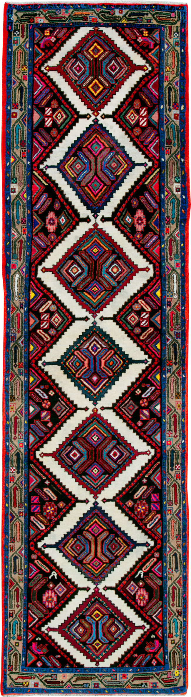 Vintage Persian Hamadan Rug, No.26309 - Gss