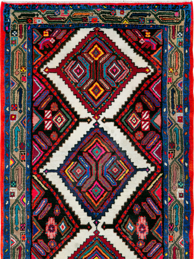 Vintage Persian Hamadan Rug, No.26309 - Gss