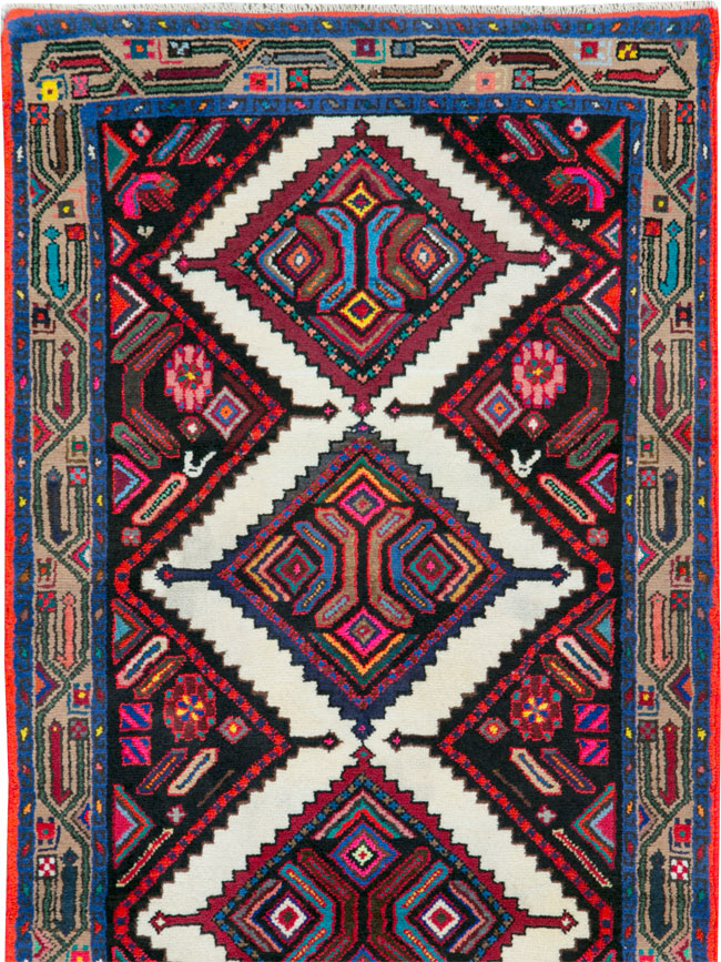 Vintage Persian Hamadan Rug, No.26309 - Gss