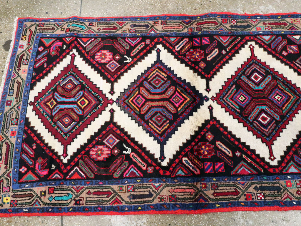 Vintage Persian Hamadan Rug, No.26309 - Gss
