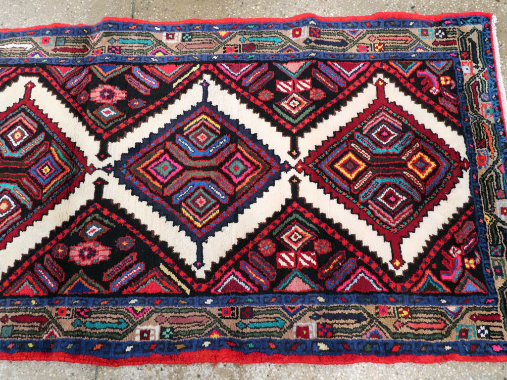 Vintage Persian Hamadan Rug, No.26309 - Gss