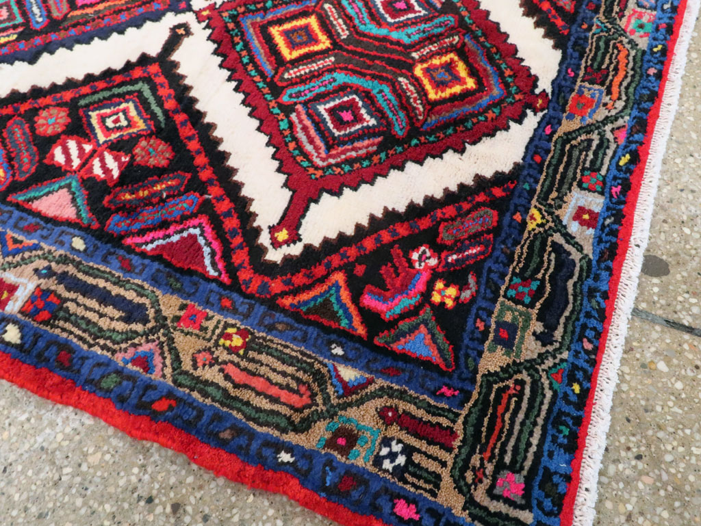 Vintage Persian Hamadan Rug, No.26309 - Gss