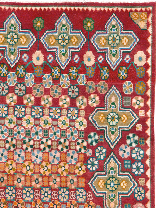 Vintage Persian Kashan Rug, No.26310 - Gss