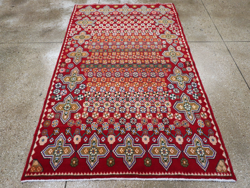 Vintage Persian Kashan Rug, No.26310 - Gss