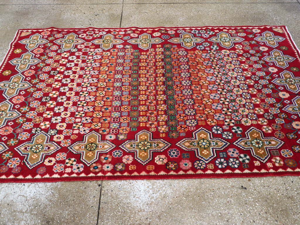 Vintage Persian Kashan Rug, No.26310 - Gss