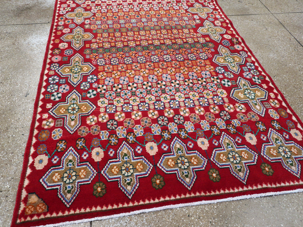 Vintage Persian Kashan Rug, No.26310 - Gss