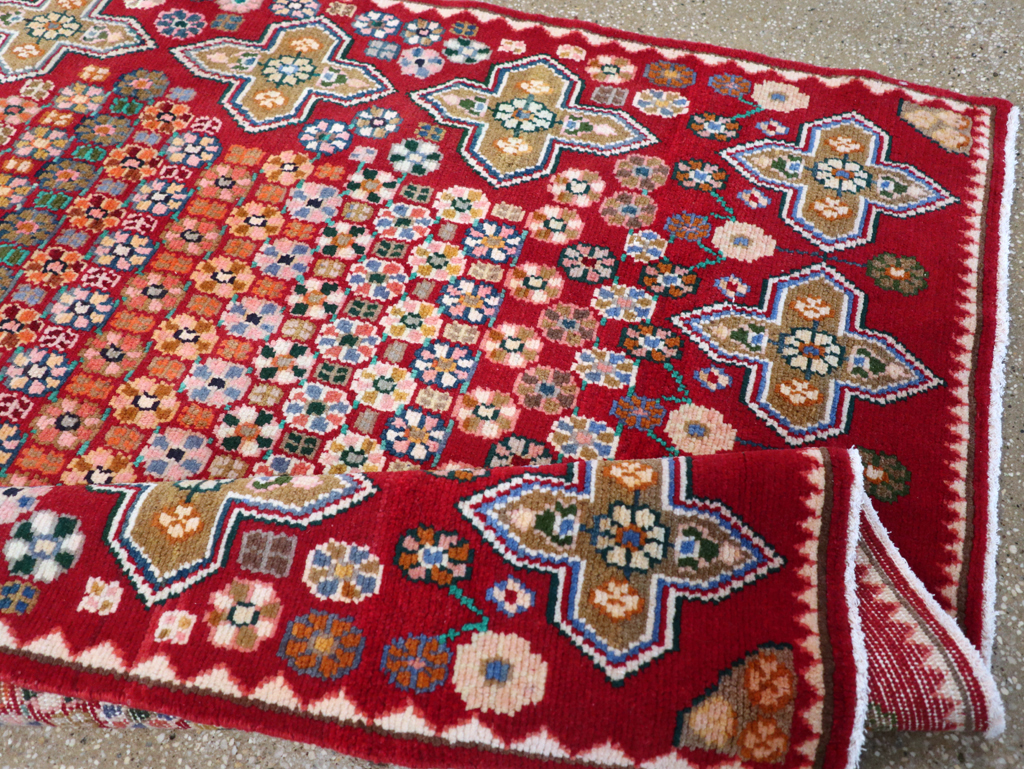 Vintage Persian Kashan Rug, No.26310 - Gss