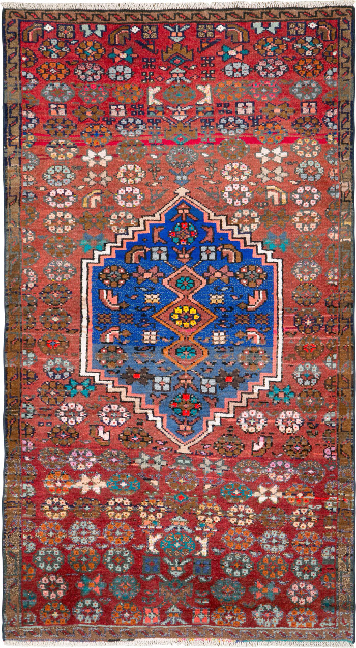 Vintage Persian Hamadan Rug, No.26312 - Gss