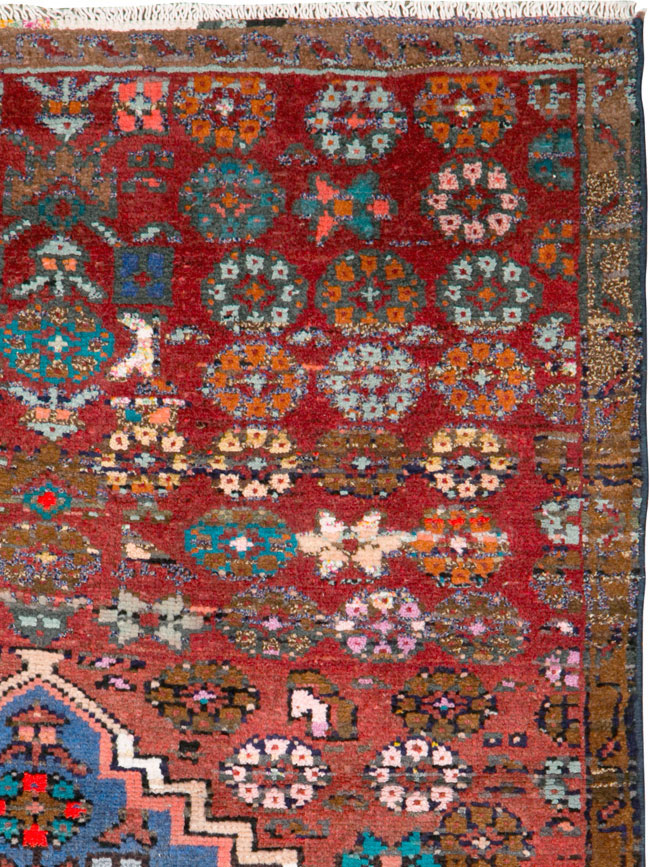 Vintage Persian Hamadan Rug, No.26312 - Gss