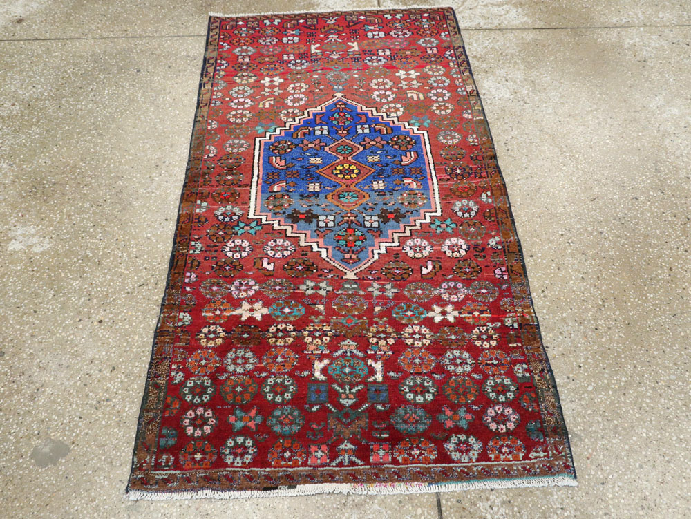Vintage Persian Hamadan Rug, No.26312 - Gss
