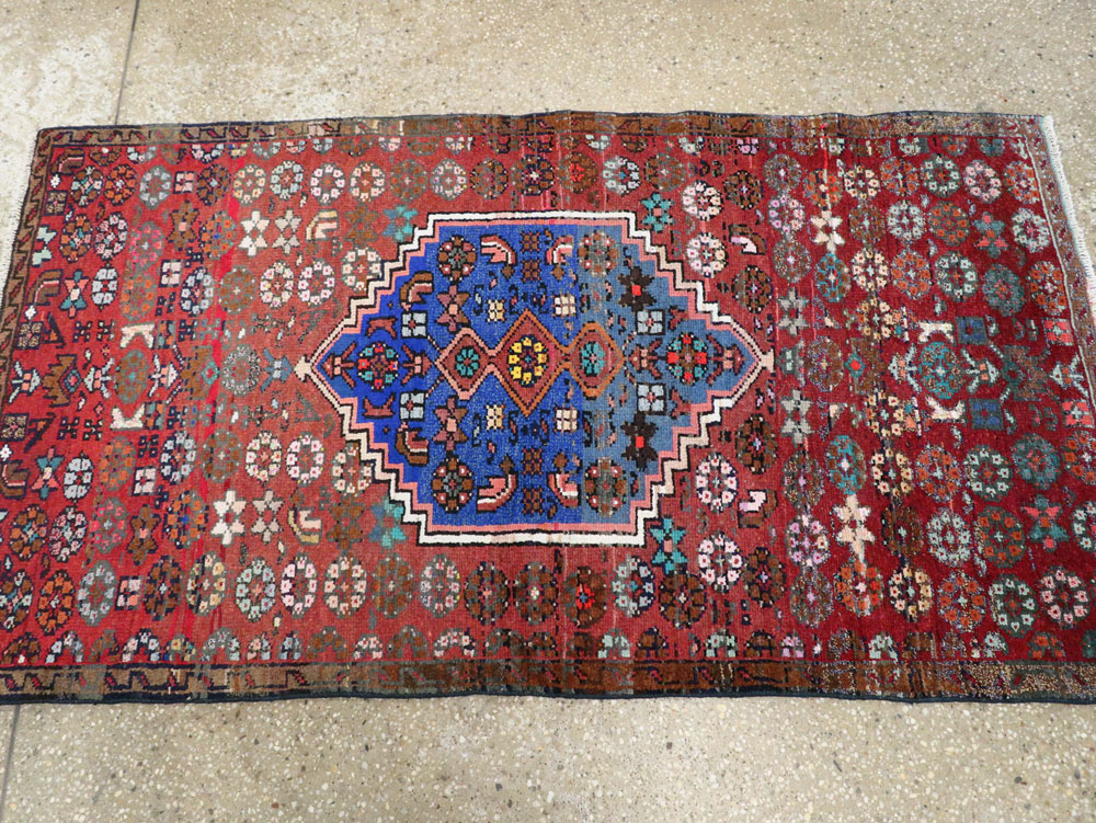 Vintage Persian Hamadan Rug, No.26312 - Gss