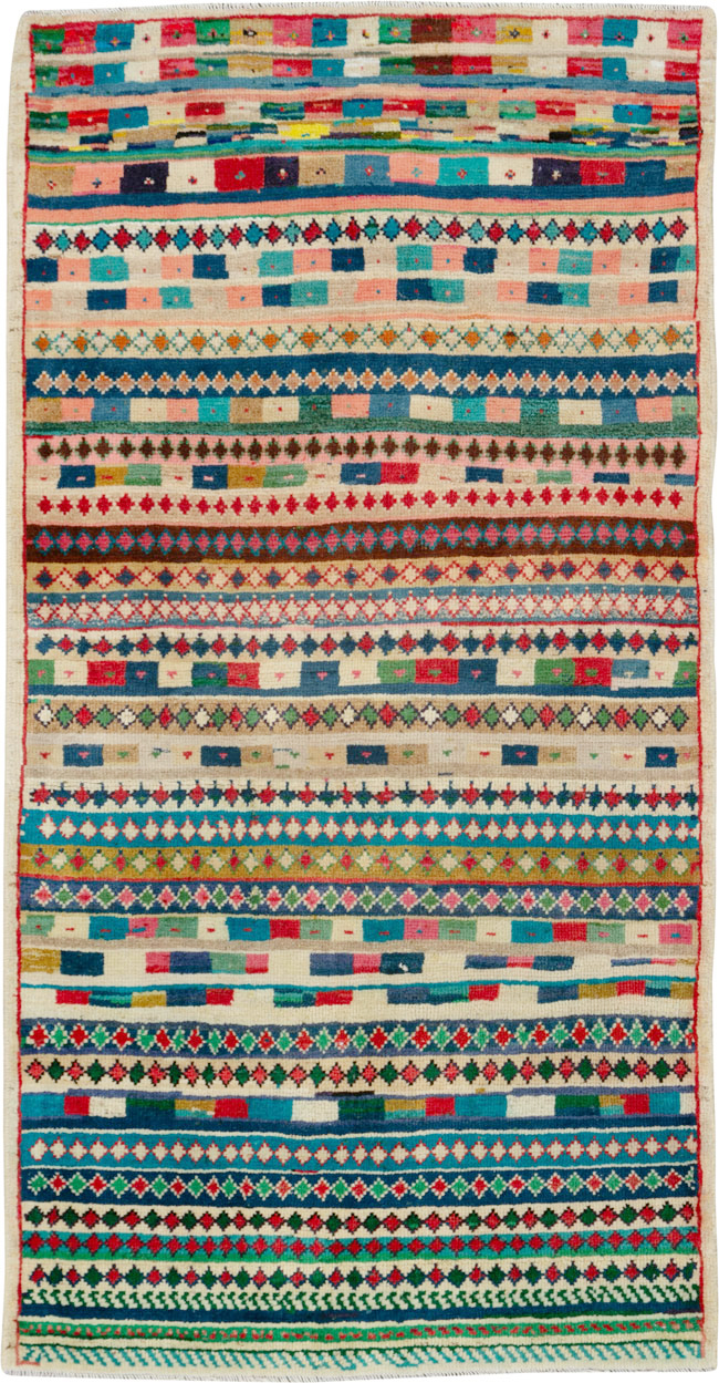 Vintage Persian Mahal Rug, No.26314 - Gss