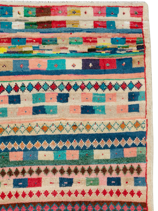 Vintage Persian Mahal Rug, No.26314 - Gss