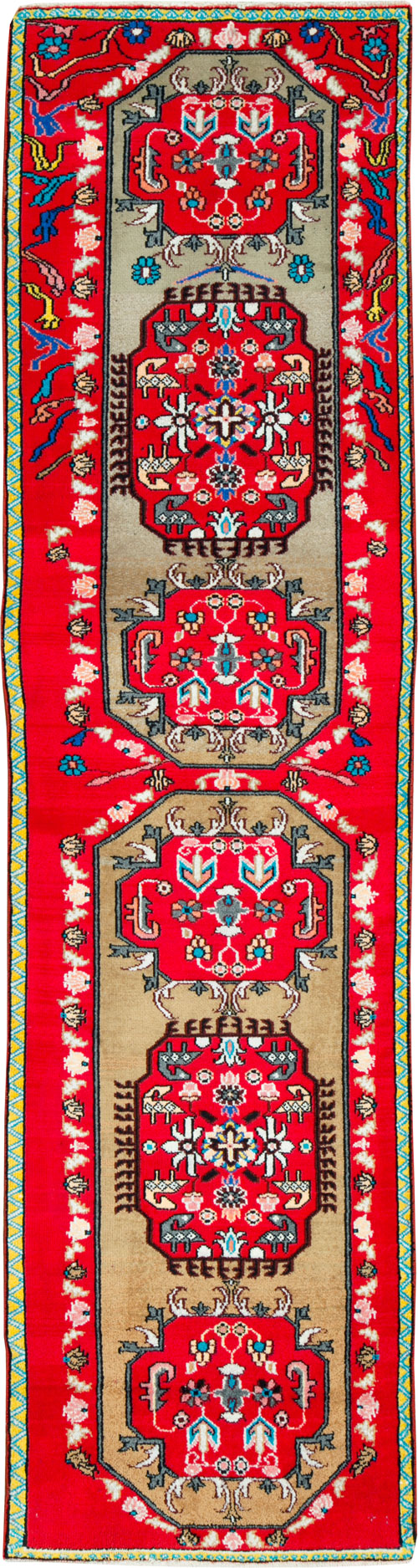 Vintage Persian Mahal Small Runner, No.26317 - Gss