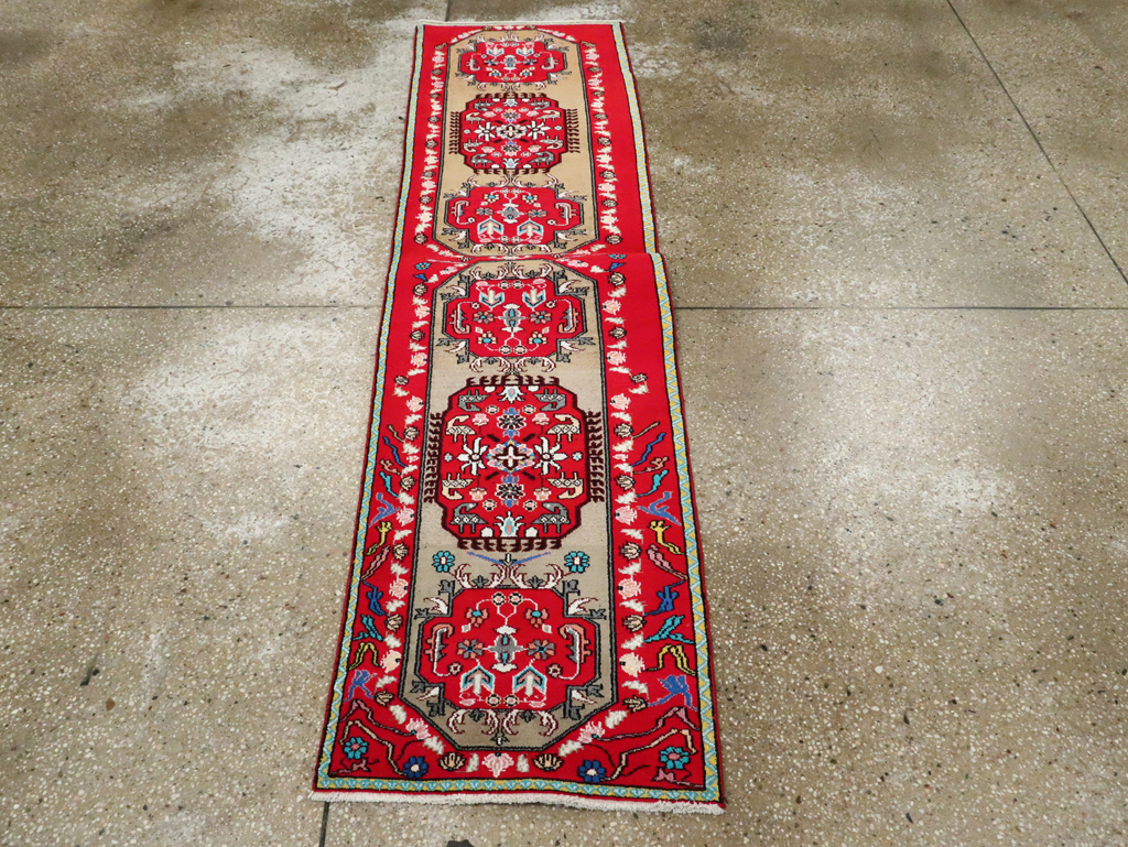 Vintage Persian Mahal Small Runner, No.26317 - Gss
