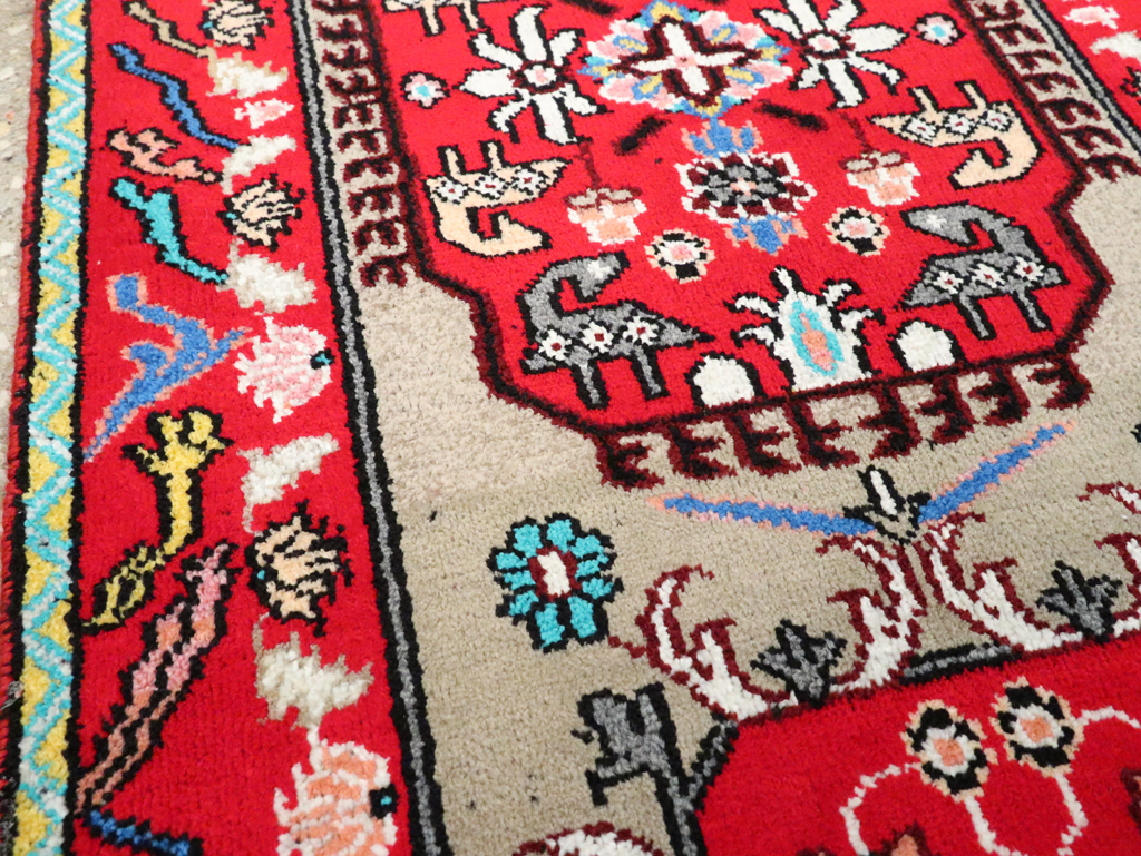 Vintage Persian Mahal Small Runner, No.26317 - Gss