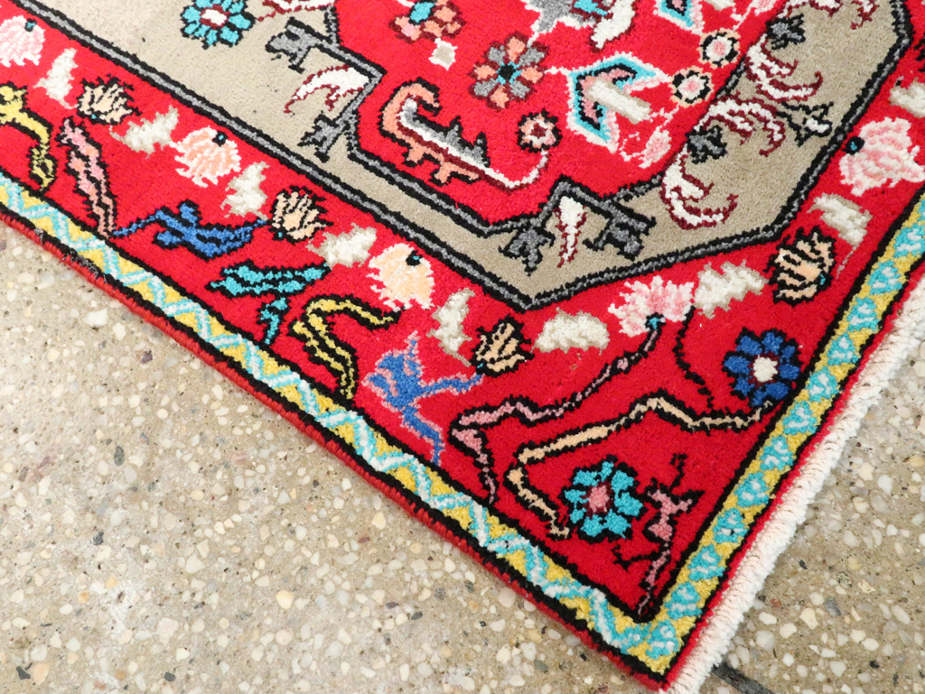 Vintage Persian Mahal Small Runner, No.26317 - Gss