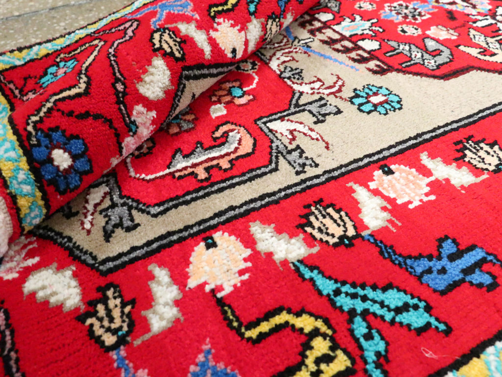 Vintage Persian Mahal Small Runner, No.26317 - Gss