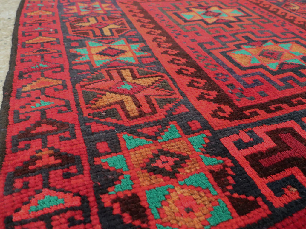 Vintage Persian Baluch  Square Rug, No.26319 - Gss