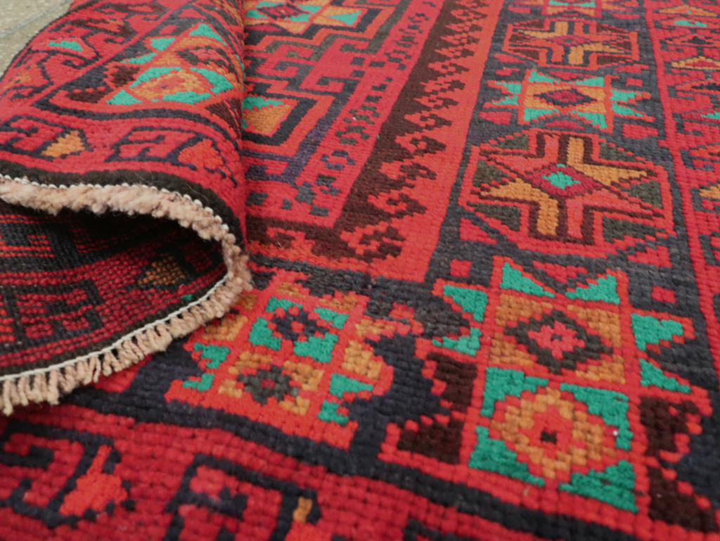 Vintage Persian Baluch  Square Rug, No.26319 - Gss