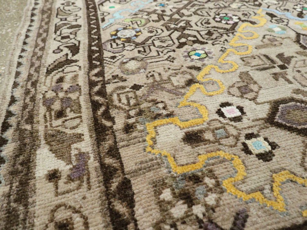 Vintage Persian Malayer Square Rug, No.26320 - Gss