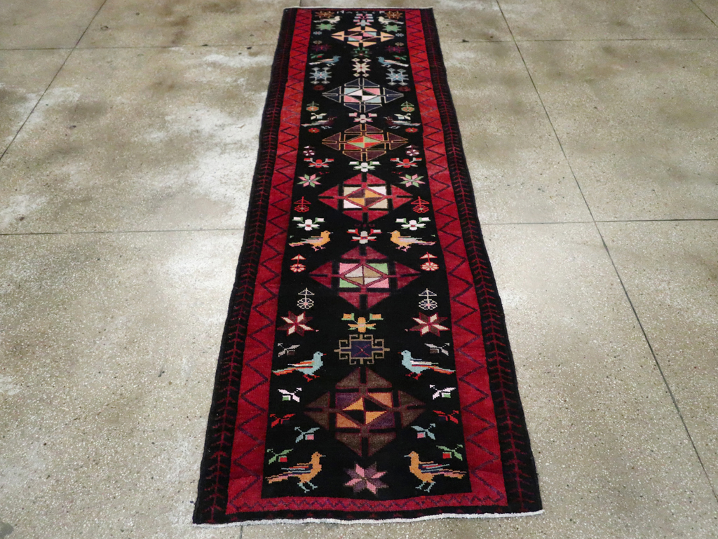 Vintage Persian Kurd Runner, No.26323 - Gss
