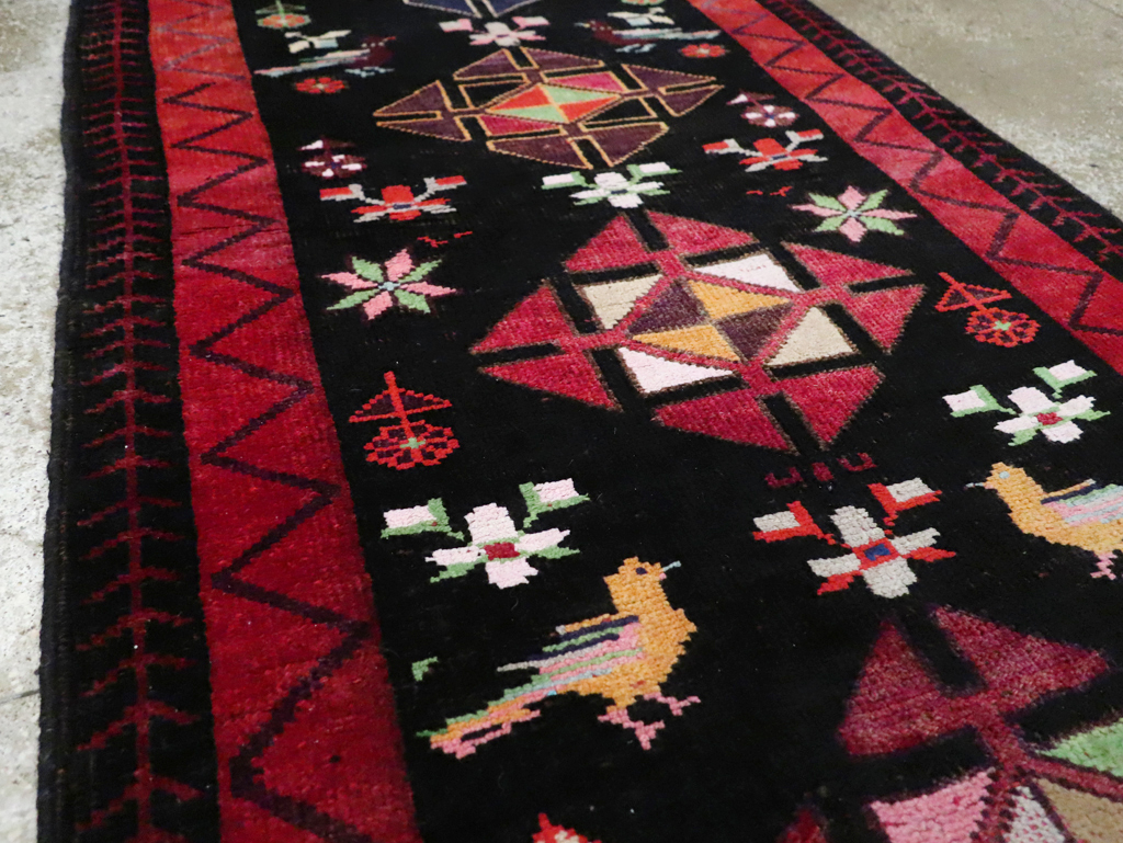 Vintage Persian Kurd Runner, No.26323 - Gss