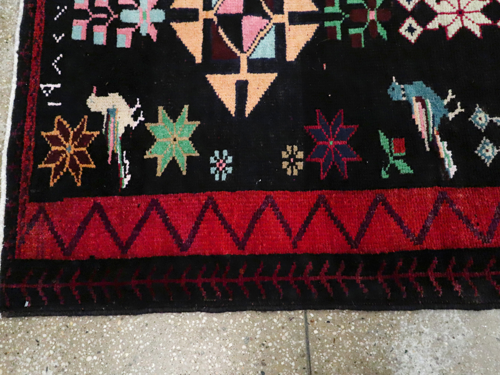 Vintage Persian Kurd Runner, No.26323 - Gss