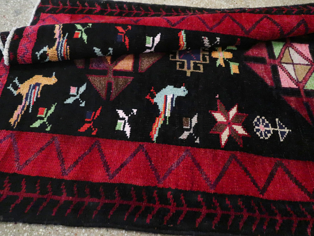 Vintage Persian Kurd Runner, No.26323 - Gss