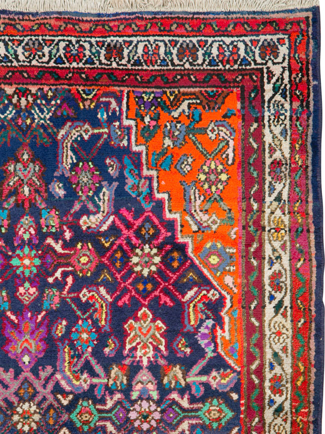 Vintage Persian Hamadan Gallery Carpet, No.26324 - Gss
