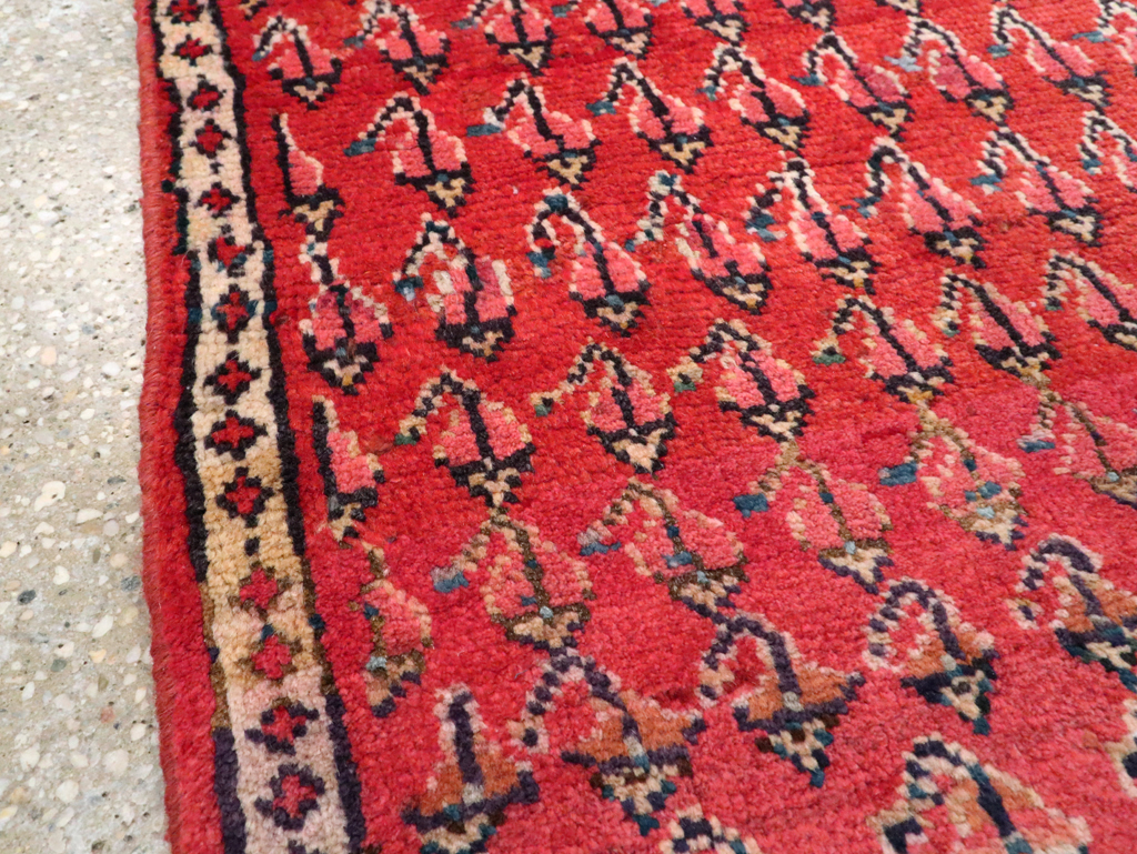 Vintage Persian Hamadan Throw Rug, No.26326 - Gss