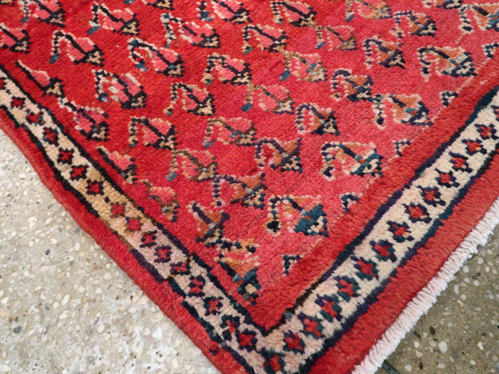 Vintage Persian Hamadan Throw Rug, No.26326 - Gss