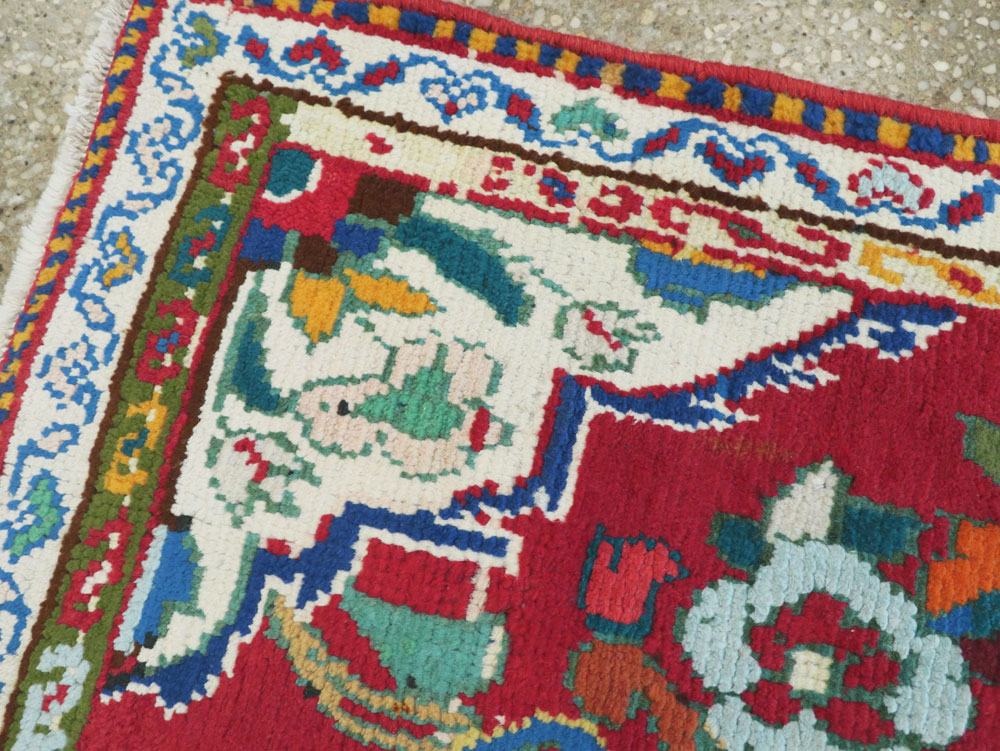 Vintage Persian Hamadan Rug, No.26327 - Gss
