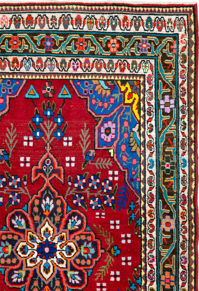 Vintage Persian Mahal Rug, No.26330 - Gss