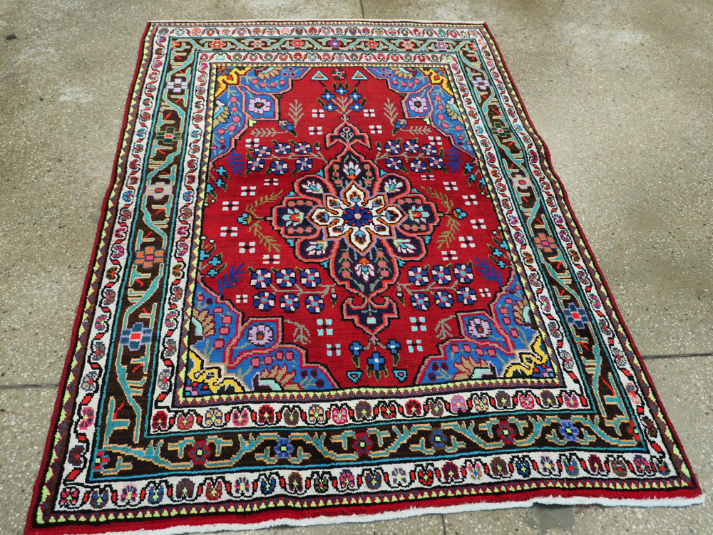 Vintage Persian Mahal Rug, No.26330 - Gss